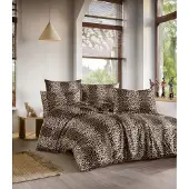 Hobby Hall Vuodevaatesarja Leopard, 200 x 220 cm, 4-osainen