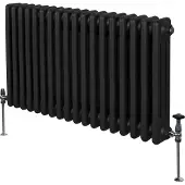 MonsterShop Perinteinen 3-pylväinen patteri - 600 x 832 mm - musta