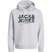 Jack & Jones Jjgeplas Sweat Hood Ln - Grey - M