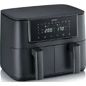 Severin Air-Fryer Dual 2x FR 2463 4 litraa Musta