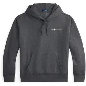 Ralph Lauren Relaxed Fit Logo Fleece Hoodie - Black - M