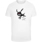 Mister tee Paita 'Walk In The Dark' musta / valkoinen
