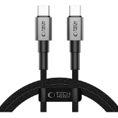 Tech-Protect ULTRABOOST DNA TYPE-C -KAAPELI PD60W/3A 100CM RAUDANHARMAA