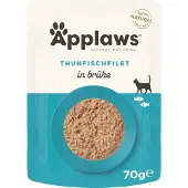 Applaws 24x70g Natural liemessä tonnikalafilee kissan märkäruoka