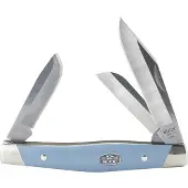 Buck Stockman Blue Nickel Silver
