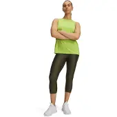 Under Armour Tech Hi Capri - Khaki green - XS