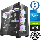 INTOP Tietokone i5-14400F 16GB DDR5 1TB SSD M.2 NVME RTX5060Ti 16GB no-OS
