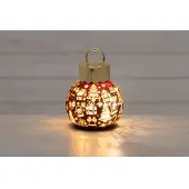 Winteria 10cm led joulupallo