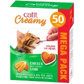 Catit - Creamy Premium Treat for Cats - Chicken with Lamb - Mega Pack (50x10g)