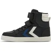 Hummel Saappaat - Slimmer Stadil Leather High Jr - Musta/Sininen - - 31 - Saappaat