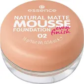 Essence NATURAL MATTE MOUSSE FOUNDATION Vaahtomainen meikkivoide 16 g Nr. 02
