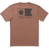 Salty Crew Flagship T-Paita ruskea, S