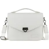 Bugatti Elsa Crossbody-laukku Nahka 25 cm Valkoinen