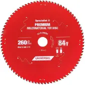 Specialist+ 260x84tx30 Mm Premium Monimateriaalipyörösaha