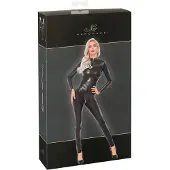 Noir - pitkä catsuit - käärmekuvio - musta - L