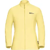 Jack Wolfskin Women's Taunus Full Zip Lemon Ice Välikerrospuserot M