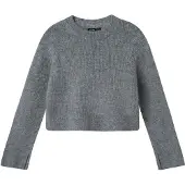 LMTD Nlfkleave Ls Short Knit Noos - Grey - 158-164