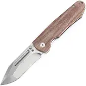 Kansept Knives Superhawk Framelock Brn mic