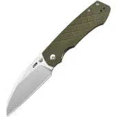 CJRB Kestrel J1962-GN Stonewashed AR-RPM9, Green G10, pocket knife, Ray Laconico design