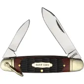 Marbles 2 Blade Folder Brown Bone