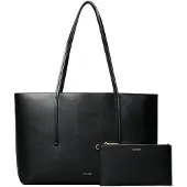 Calvin Klein Ostoskassi 'Foil Logo Tote With' musta