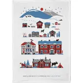 Citronelles - Scandinavian Mountains Keittiöpyyhe 50x70 cm Winter Mountains
