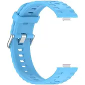 CaseOnline RIB kellon ranneke Huawei Watch Fit 3 - Sky blue