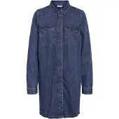 Noisy May Nmnew Signe L/S Denim Dress Vi002Mb Noos - Blue - S