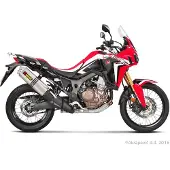Akrapovic Slip-on-Line pak.järj. EY-tyyppihyväks. CRF1000 L AFRICA TWIN 16-