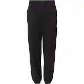 Calvin Klein Jeans Housut 'Monogram Cuffed' musta / valkoinen