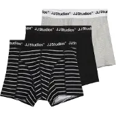 Jack & jones Junior Alushousut 'JACSOHO' meleerattu harmaa / musta / valkoinen