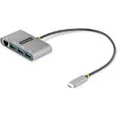 StarTech.com – 3-Port USB-C Hub with Ethernet Portable (HB30C3A1GEA2)