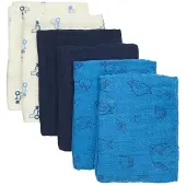 Pippi Organic Cloth Muslin (6-Pack) - Multi/patterned - 65X65CM