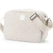 Elodie details Hoitolaukku - Crossbody - Valkoinen/Bouclé - - OneSize - Hoitolaukut