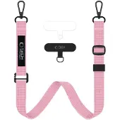 TechProtection C6S 2-in-1 Köysi-crossbody-hihna - Vauvanvaaleanpunainen