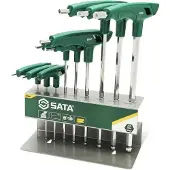 Sata Ruuvimeisselisetti ST09117; HEX; 9 kpl.