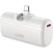 SBS EcoPower 5000 mAh 10W z wbudowanym portem USB-C biały