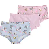 Lindex 3-Pack Hipster Briefs - Multi/patterned - 122/128