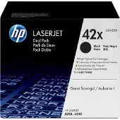 HP LaserJet Q5942XD -laservärikasettipakkaus, musta, 2 kpl