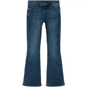 LMTD Nlfbli Dnm Lw S Flared Pant Noos - Blue - 146