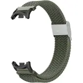 INF Kudottu nailonranneke Xiaomi Mi Band 8/9:lle Green