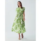 Willa Mekko 'Carol' vaaleanvihreä / valkoinen