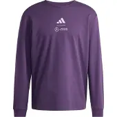 Adidas Mer Pw Tee Ls M - Purple - M