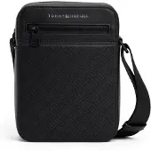 Tommy Hilfiger Th Monogram Mini Reporter - Black - ONE SIZE
