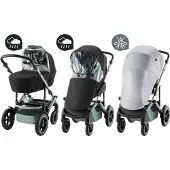 Britax Smile 5Z Bundle varustepaketti Sis. hyönteissuoja & sadesuojat x2