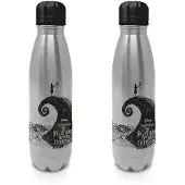 The Nightmare Before Christmas NIGHTMARE BEFORE CHRISTMAS (SILHOUETTE) METAL DRINKS BOTTLE