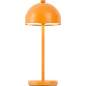 QAZQA Pöytävalaisin oranssi sis. LED IP54 Ladattava latausasemalla - Squirrel
