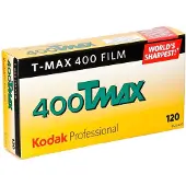 Kodak Mustavalkofilmi T-Max 400 120 5-Pakkaus