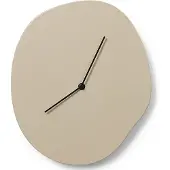 Ferm Living Melt seinäkello 28 x 33 cm Cashmere