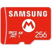 10016156, 256 GB, MicroSDXC, Punainen